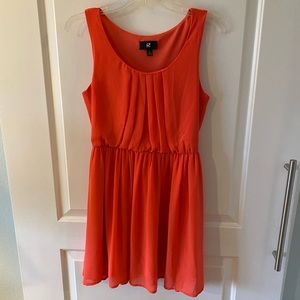 Coral dress